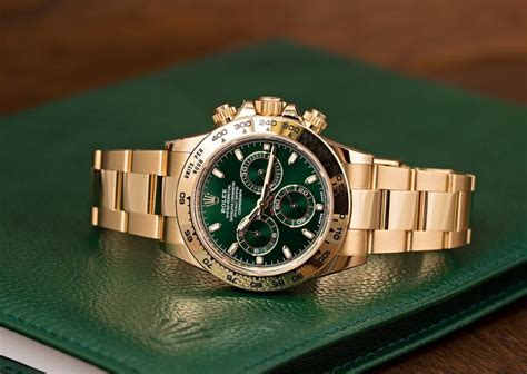 green rolex watch hand|Rolex watches with green face.